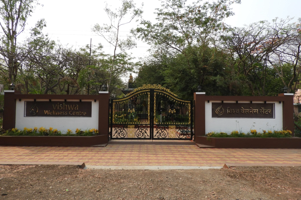 The Vishwa Wellness Vedic ashram at Shivpuri